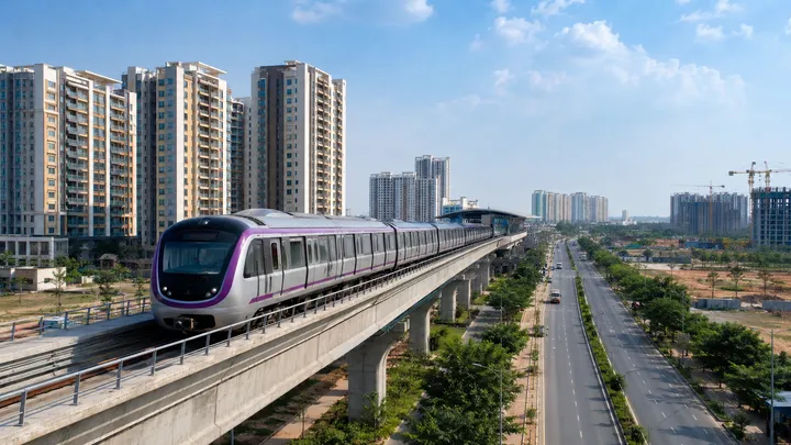 Sobha Trinity Hoskote conceptual metro connectivity visual